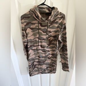 Camo Cowl neck